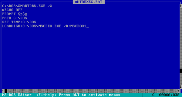 MS-DOS 6.22 Installation - FlesherNET